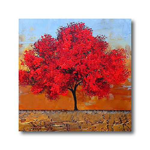 

Oil Painting Hand Painted Square Animals Pop Art Modern Impressionism Stretched Canvas