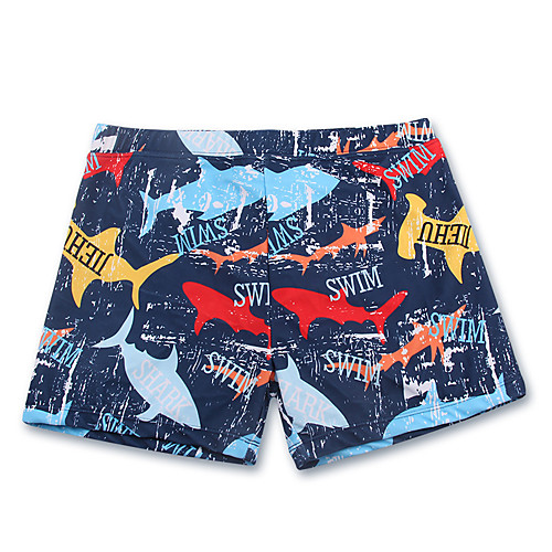 

Men's Swim Shorts Swim Trunks Spandex Board Shorts Breathable Quick Dry Drawstring - Swimming Surfing Water Sports Painting Summer / Plus Size