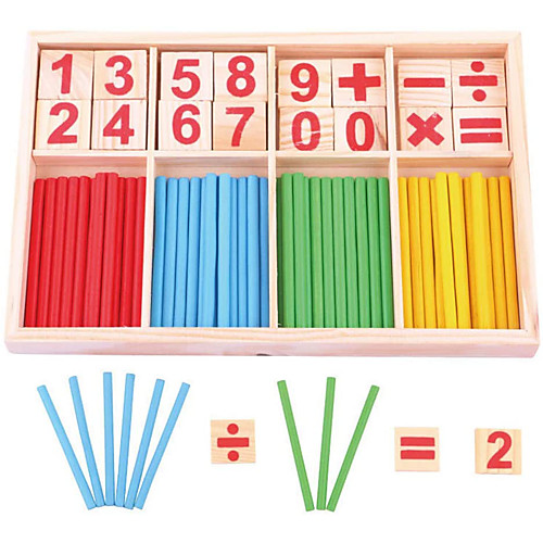 

Montessori Teaching Tool Educational Toy Math Toy compatible Wooden Legoing Eco-friendly Education Classic Boys' Girls' Toy Gift / Kid's