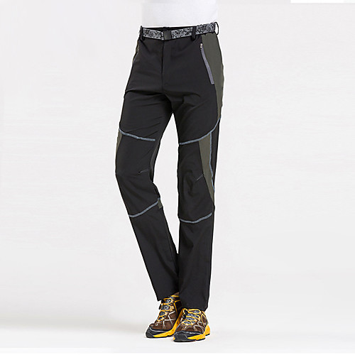 

Men's Hiking Pants Trousers Patchwork Outdoor Waterproof Breathable Comfort Quick Dry Bottoms Black Army Green Green Hunting Fishing Climbing S M L XL XXL