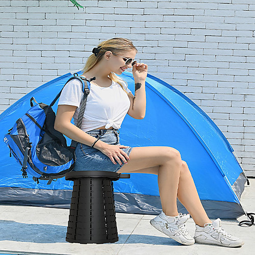 

Fishing Chairs Camping Stool Portable Lightweight Breathable Foldable Gel for 1 person Fishing Camping Traveling Outdoor Winter Spring OrangeGold Yellow Red Blue