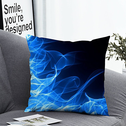 

1 pcs Polyester Pillow Cover Pillow Cover & Insert, 3D Simple Classic Square Zipper Polyester Traditional Classic
