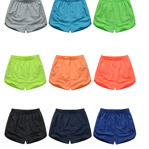 

Women's Men's Running Shorts Athletic Bottoms Split Gym Workout Marathon Jogging Training Exercise Breathable Quick Dry Moisture Wicking Sport Solid Colored Watermelon Red fluorescent green Coral