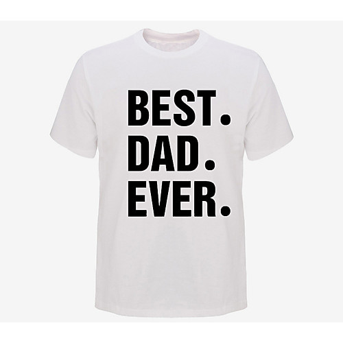 

Men's Unisex T shirt Hot Stamping Letter Plus Size Print Short Sleeve Daily Tops 100% Cotton Basic Casual White Black Blue