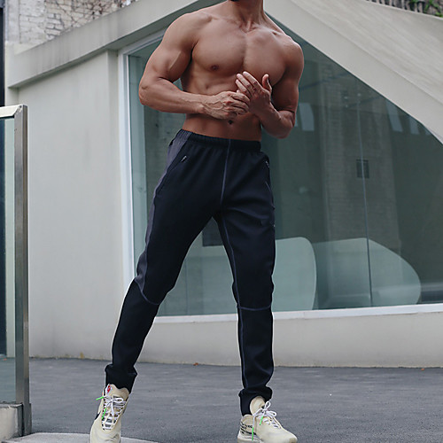 

Men's Joggers Jogger Pants Athletic Pants / Trousers Bottoms Zipper Pocket Winter Fitness Gym Workout Running Training Exercise Breathable Moisture Wicking Soft Sport Black Gray / Micro-elastic