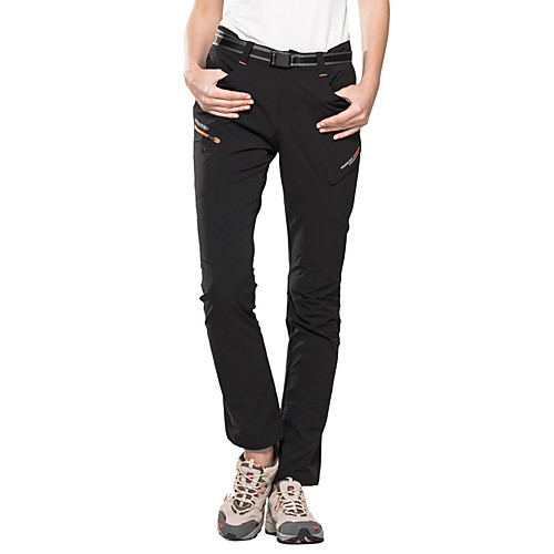 

Women's Hiking Pants Trousers Solid Color Summer Outdoor Waterproof Comfort Anti-Eradiation Quick Dry Elastane Bottoms Black Army Green Blue Dark Gray Rose Red Hunting Fishing Camping / Hiking