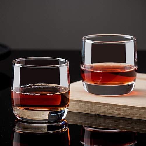 

Crystal Whiskey Glass Set of 2 Creative Glass for Wine Brandy Sorghum Glass 200ml 300ml