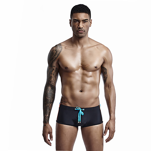 

Men's Swim Shorts Swim Trunks Board Shorts Breathable Quick Dry Drawstring - Swimming Surfing Water Sports Patchwork Summer