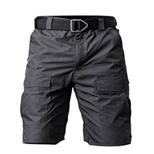 

Men's Hiking Shorts Hiking Cargo Shorts Waterproof Ventilation Breathability Wearproof Summer Solid Colored Cotton for Black Camouflage Khaki S M L XL XXL