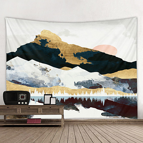 

Wall Tapestry Art Decor Blanket Curtain Hanging Home Bedroom Living Room Decoration and Modern and Landscape and Mountain