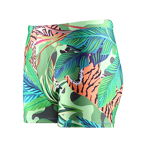 

Men's Swim Shorts Swim Trunks Spandex Board Shorts Breathable Quick Dry Drawstring - Swimming Surfing Water Sports Camo / Camouflage Summer / Plus Size