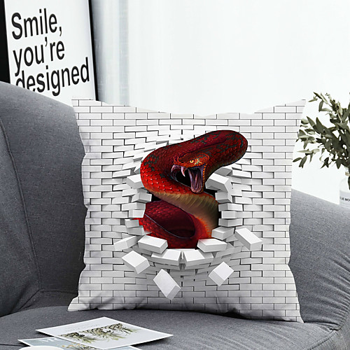 

1 pcs Polyester Pillow Cover Pillow Cover & Insert Simple Classic Square Zipper Polyester Traditional Classic