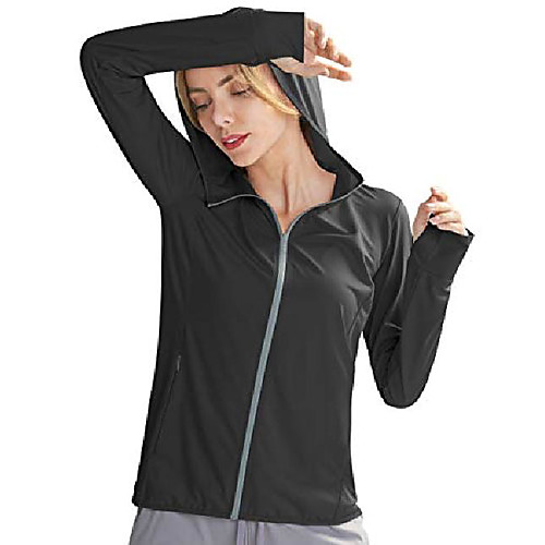 

Men's Hiking Jacket Hiking Windbreaker Long Sleeve Jacket Top Outdoor Lightweight Breathable Quick Dry Sweat wicking Winter Spring Fleece jacket 1921 all black Jacket 1921 black Fishing Climbing