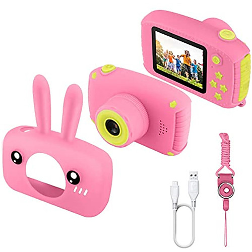 

Digital Camera Toys Dual Selfie Video Recorder Rabbit Gift with 32GB SD Card 1080p HD Kid's Adults' Boys and Girls Toy Gift