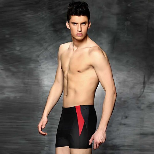 

Men's Swim Shorts Breathable Quick Dry Ultra Light (UL) Chinlon Elastane Swimwear Beach Wear Board Shorts Patchwork Swimming Surfing Water Sports