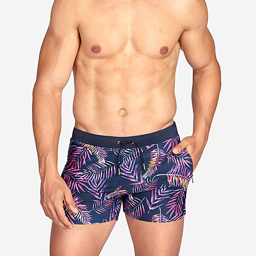 

Men's Swim Shorts Swim Trunks Board Shorts Breathable Quick Dry Drawstring - Swimming Surfing Water Sports Painting Summer