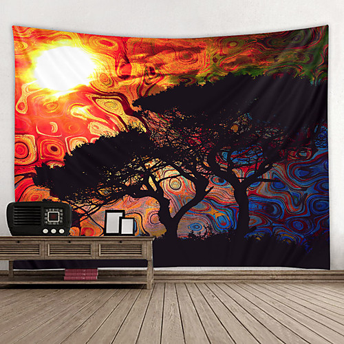 

Wall Tapestry Art Decor Blanket Curtain Hanging Home Bedroom Living Room Decoration and Psychedelic and Abstract and Landscape