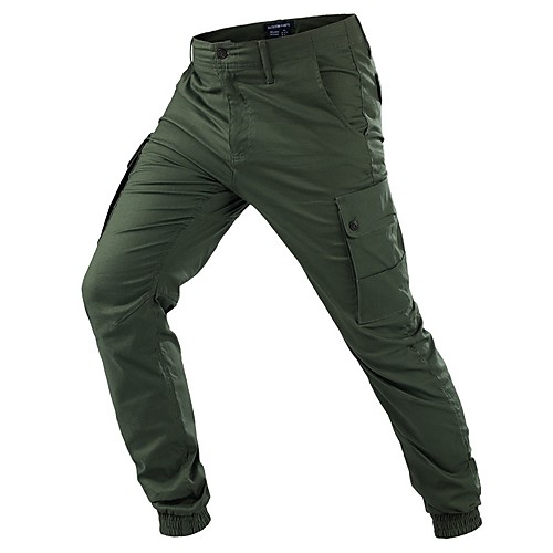 

Men's Hiking Pants Trousers Hunting Pants Tactical Cargo Pants Waterproof Ventilation Quick Dry Breathable Fall Spring Solid Colored Cotton for Black Blue khaki S M L XL XXL