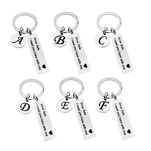 

drive safe keychain gift for driver 26 letter i need you here with me appreciatione preesent
