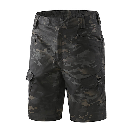 

Men's Hunting Pants Waterproof Ventilation Breathability Wearproof Summer Solid Colored Camo / Camouflage Cotton for Black Camouflage Grey S M L XL XXL