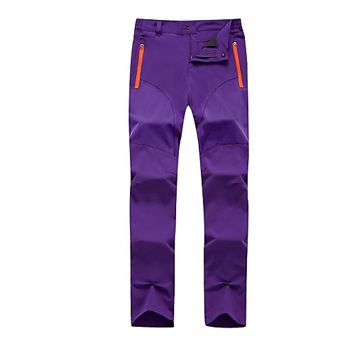 

Women's Hiking Pants Trousers Patchwork Outdoor Lightweight Windproof Breathable Quick Dry Bottoms Black Purple Dark Purple Fuchsia Khaki Hunting Fishing Climbing S M L XL XXL / Solid Color