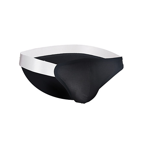 

Men's 1 Piece Basic Briefs Underwear - Normal Low Waist White Black Blue S M L