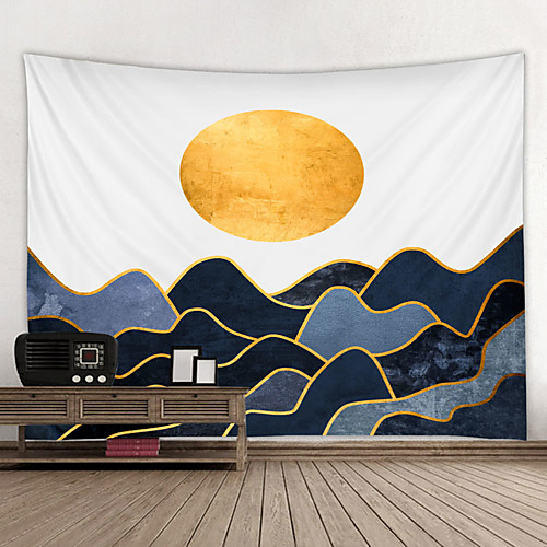 

Wall Tapestry Art Decor Blanket Curtain Hanging Home Bedroom Living Room Decoration and Landscape and Mountain and Modern
