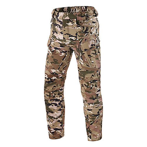 

Men's Hiking Pants Trousers Hunting Pants Tactical Cargo Pants Waterproof Ventilation Quick Dry Breathable Fall Spring Solid Colored Camo / Camouflage for Jungle camouflage Mud Color ACU S M L XL XXL