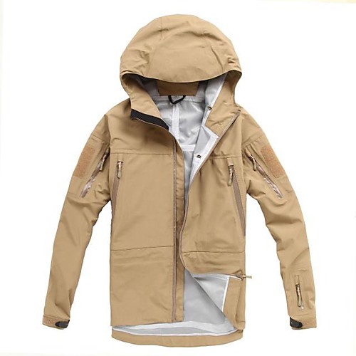 

Men's Camouflage Hunting Jacket Outdoor Breathable Ventilation Wearable Outdoor Fall Spring Summer Camo Cotton Forest Green Black Yellow