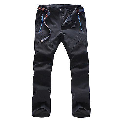 

Men's Hiking Pants Trousers Solid Color Outdoor Windproof Breathable Quick Dry Wear Resistance Bottoms Black Blue Grey Hunting Fishing Climbing L XL XXL XXXL 4XL / Zipper Pocket