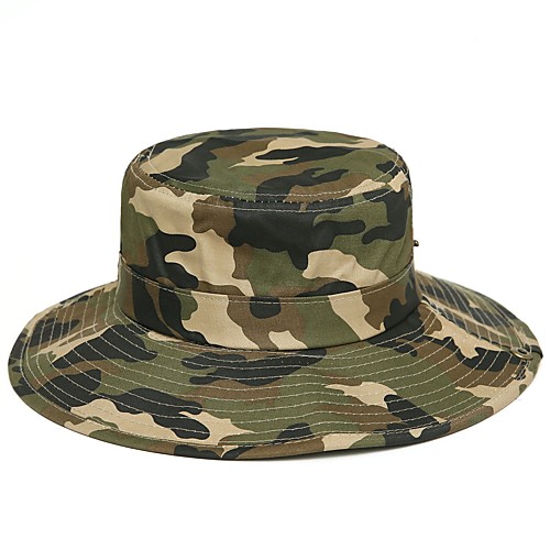 

Women's Men's Fishing Hat Hunting Hat Breathability Comfortable Sun Protection Camo Spring, Fall, Winter, Summer Terylene Hunting Fishing Camping / Hiking / Caving Everyday Use Camouflage Green