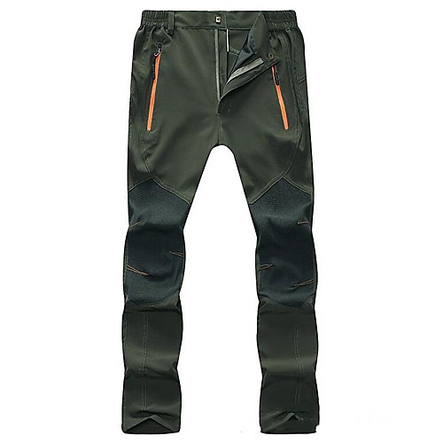 

Men's Hiking Pants Trousers Patchwork Outdoor Windproof Breathable Quick Dry Stretchy Bottoms Black Army Green Green Hunting Fishing Climbing S M L XL XXL / Zipper Pocket