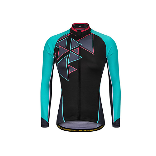 

Men's Long Sleeve Downhill Jersey Black / Red Black / Blue Bike Jersey Sports Clothing Apparel