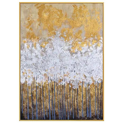 

Oil Painting Hand Painted Vertical Abstract Landscape Modern Rolled Canvas (No Frame)