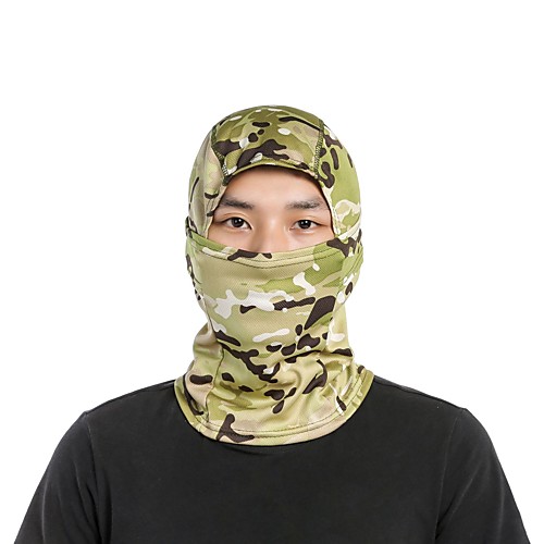 

Men's Cycling Face Mask Cover Balaclava Cap Hunting Hat Outdoor UV Sun Protection Windproof Quick Dry Breathable Hunting Ski / Snowboard Fishing Camouflage Camouflage Gray