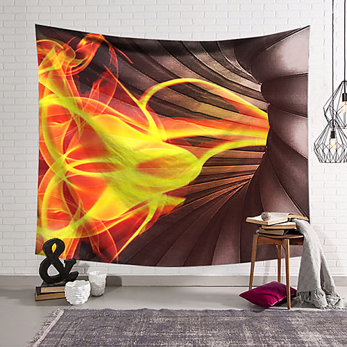 

Wall Tapestry Art Decor Blanket Curtain Hanging Home Bedroom Living Room Decoration Polyester Strange Color Tunnel