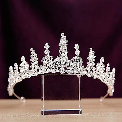 

Sparkle & Shine Glitter & Sparkle Alloy Tiaras with Rhinestone 1 Piece Wedding / Special Occasion Headpiece