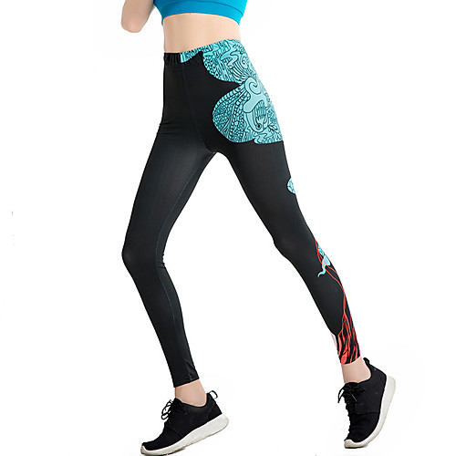 

Women's High Waist Running Tights Leggings Athletic Bottoms Winter Fitness Gym Workout Running Active Training Jogging Tummy Control Butt Lift Breathable Sport Black / Stretchy / Athleisure