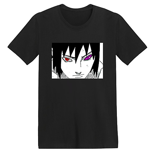 

Inspired by Naruto Uchiha Sasuke Cosplay Costume T-shirt Microfiber Graphic Prints Printing T-shirt For Women's / Men's