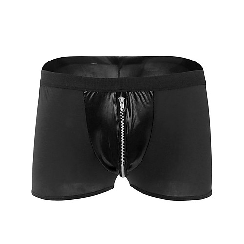 

Men's 1 Piece Basic Boxers Underwear - Normal Low Waist White Black Red M L XL