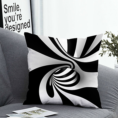 

1 pcs Polyester Pillow Cover Pillow Cover & Insert Simple Classic Square Zipper Polyester Traditional Classic