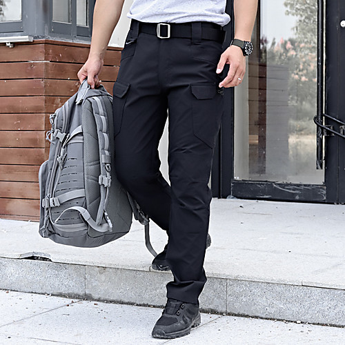 

Men's Hunting Pants Waterproof Quick Dry Ventilation Wearproof Fall Spring Summer Solid Colored Nylon for Black Army Green Grey S M L XL XXL