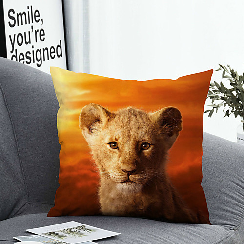 

1 pcs Polyester Pillow Cover Pillow Cover & Insert Simple Classic Square Zipper Polyester Traditional Classic