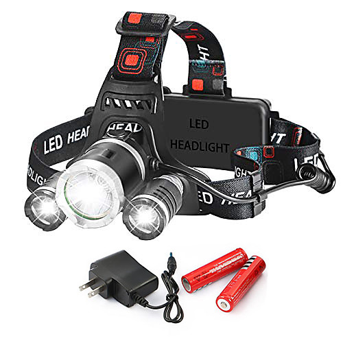 

head torch usb rechargeable headlamp 4 modes with red filter for outdoor camping hunting biking running