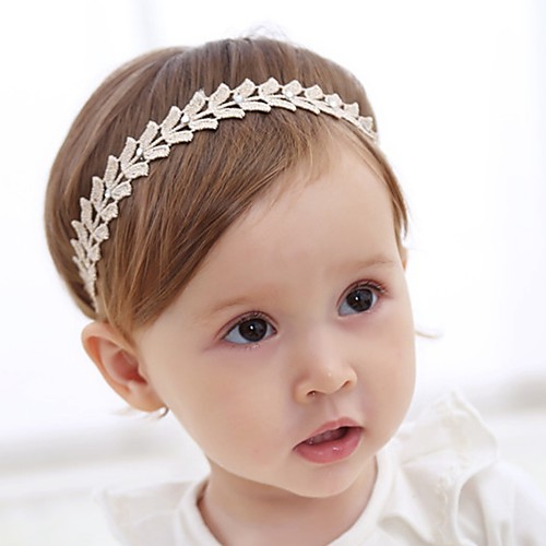 

Girls' For Birthday Party Festival Lace Fabric Golden 1pc