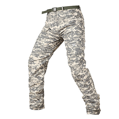

Men's Hunting Pants Waterproof Ventilation Wearproof Fall Spring Solid Colored Camo / Camouflage for ACU Color CP Color Black S M L XL XXL