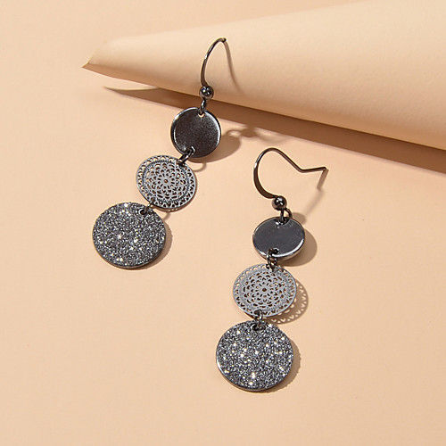 

Women's Drop Earrings Geometrical Fashion Earrings Jewelry Black For Date Festival