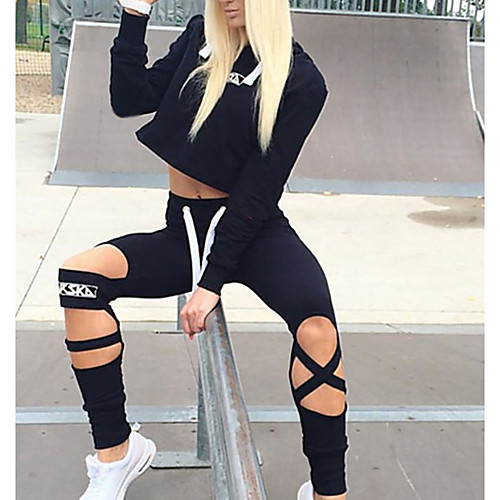 

Women's 2 Piece Set High Waist Sport Athleisure Clothing Suit Soft Running Everyday Use Walking Casual Daily Outdoor / 2pcs / pack