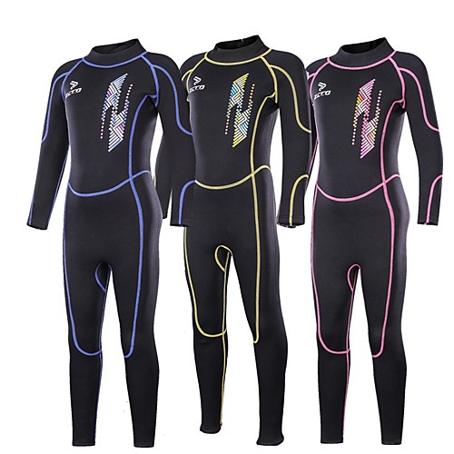 

ZCCO Boys' Girls' Full Wetsuit 2.5mm SCR Neoprene Diving Suit Thermal Warm UV Sun Protection High Elasticity Back Zip - Swimming Diving Snorkeling Plaid / Check Autumn / Fall Spring Summer / Kids