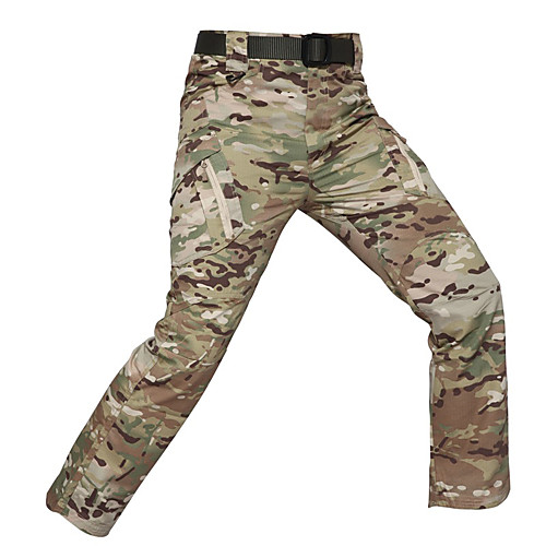 

Men's Hiking Pants Trousers Hunting Pants Tactical Cargo Pants Waterproof Ventilation Quick Dry Breathable Fall Winter Spring Solid Colored Camo / Camouflage for CP Color Black Yellow S M L XL XXL